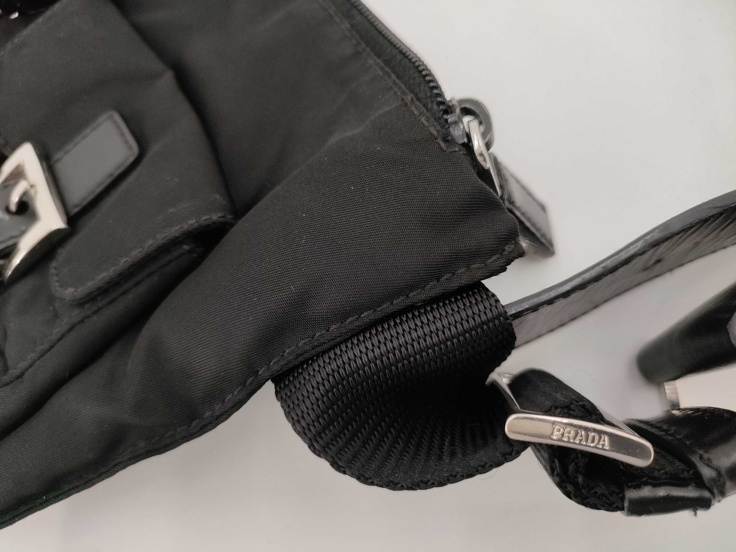 PRADA Nylon Prada Waist Pouch Waist Bag