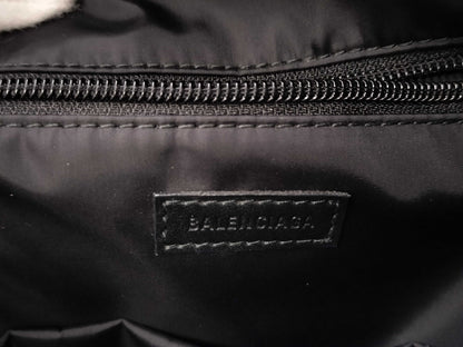 BALENCIAGA Nylon Backpack, Black