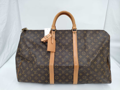 LOUIS VUITTON Monogram M41424 Keepall 55 Boston Bag