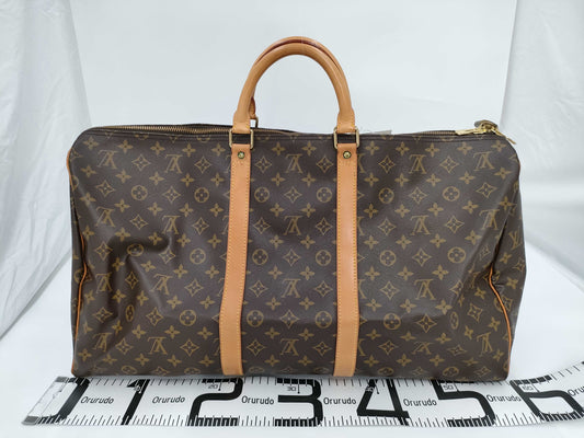 LOUIS VUITTON Monogram M41424 Keepall 55 Boston Bag