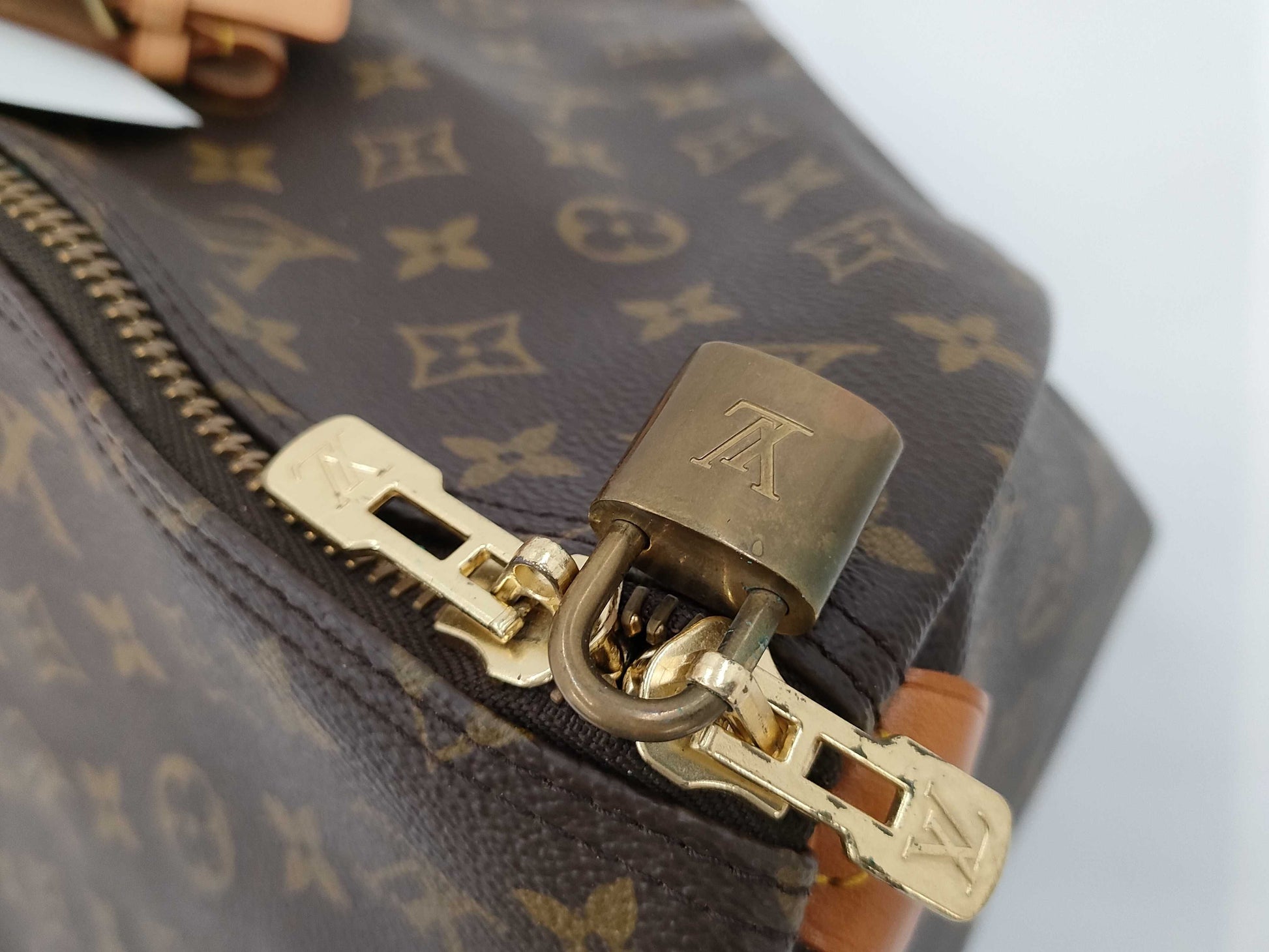 LOUIS VUITTON Monogram M41424 Keepall 55 Boston Bag