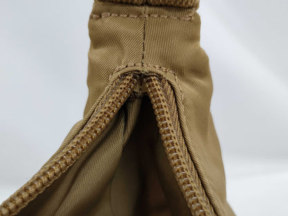 PRADA Nylon Accessory Pouch Beige Handbag