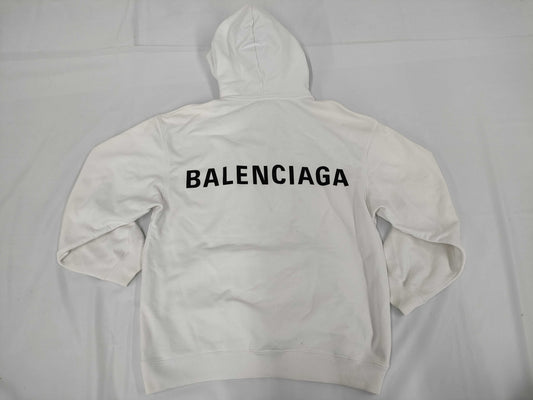 BALENCIAGA Back Logo Hoodie / CA00985 Tops