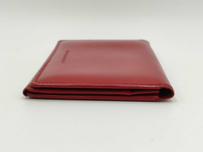 BURBERRY Leather Pass Case Card Case, Pass Case, Business Card Case