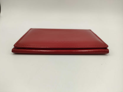 BURBERRY Leather Pass Case Card Case, Pass Case, Business Card Case