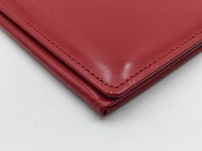 BURBERRY Leather Pass Case Card Case, Pass Case, Business Card Case