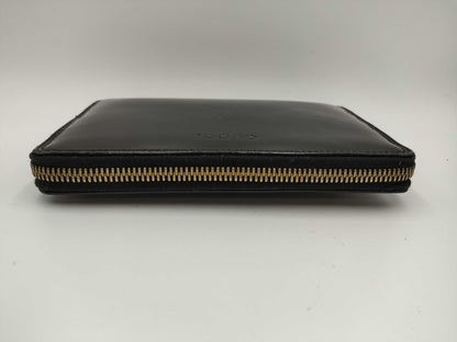 GUCCI Bamboo Round Enamel Wallet