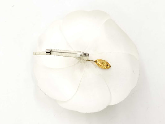 CHANEL Camellia Brooch White Brooch