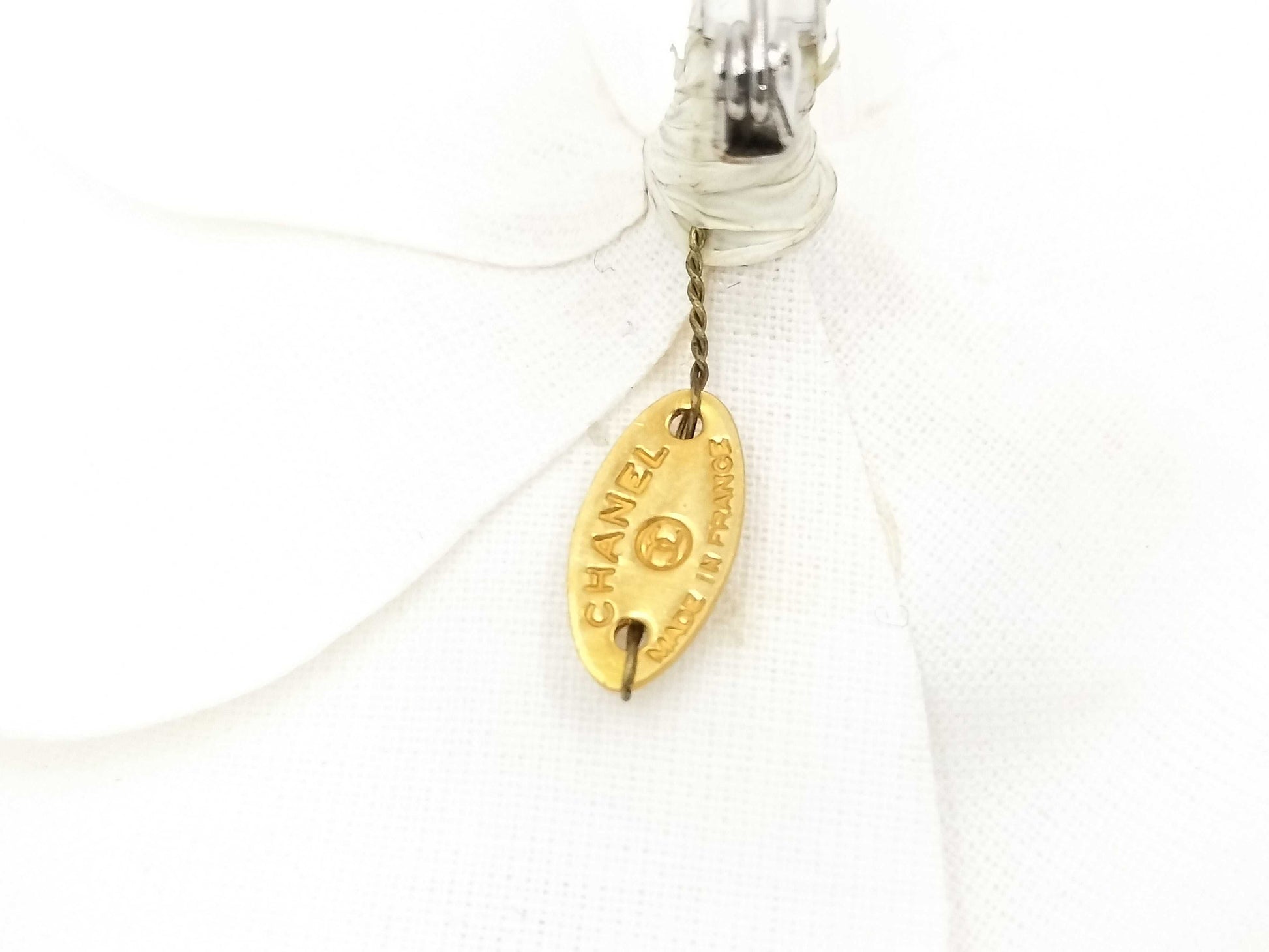 CHANEL Camellia Brooch White Brooch