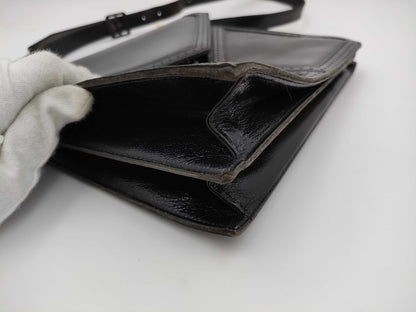 Yves Saint Laurent Vintage 2-Way Y-Stitch Leather Shoulder Bag