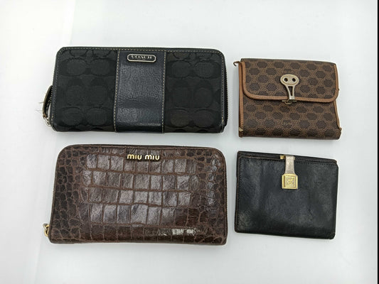 COACH Celine wallet set of 4