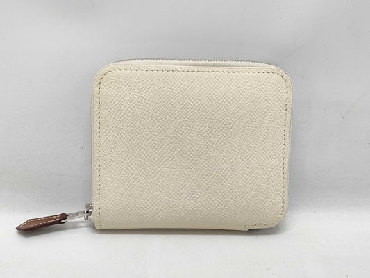 HERMES U Azap Compact Silkin Wallet