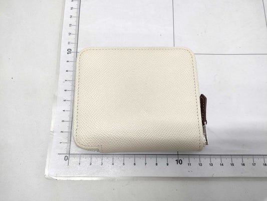 HERMES U Azap Compact Silkin Wallet