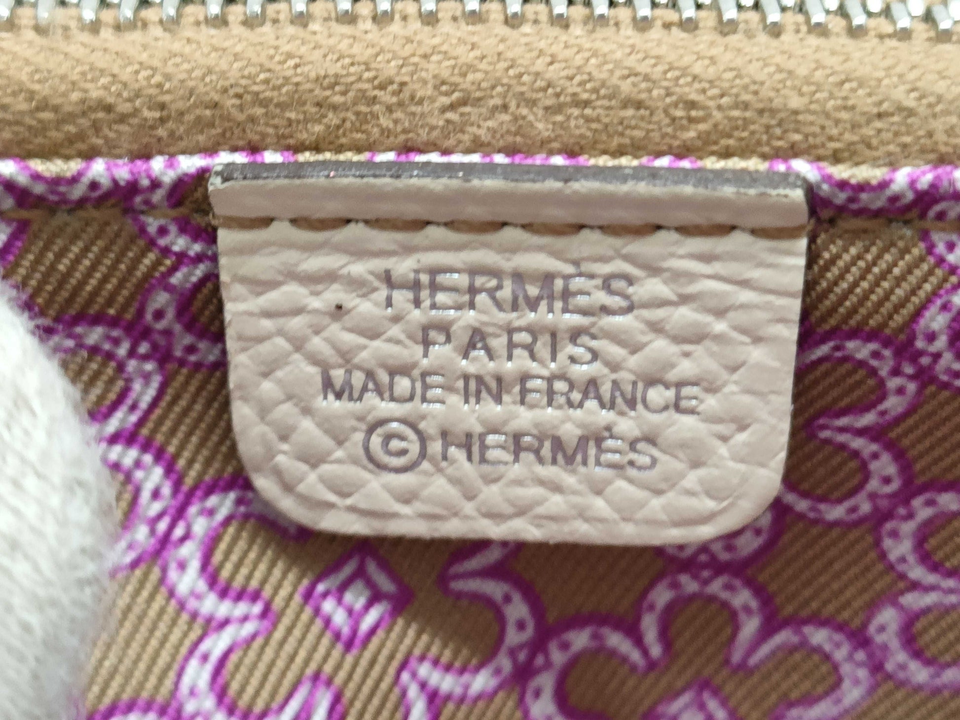 HERMES U Azap Compact Silkin Wallet