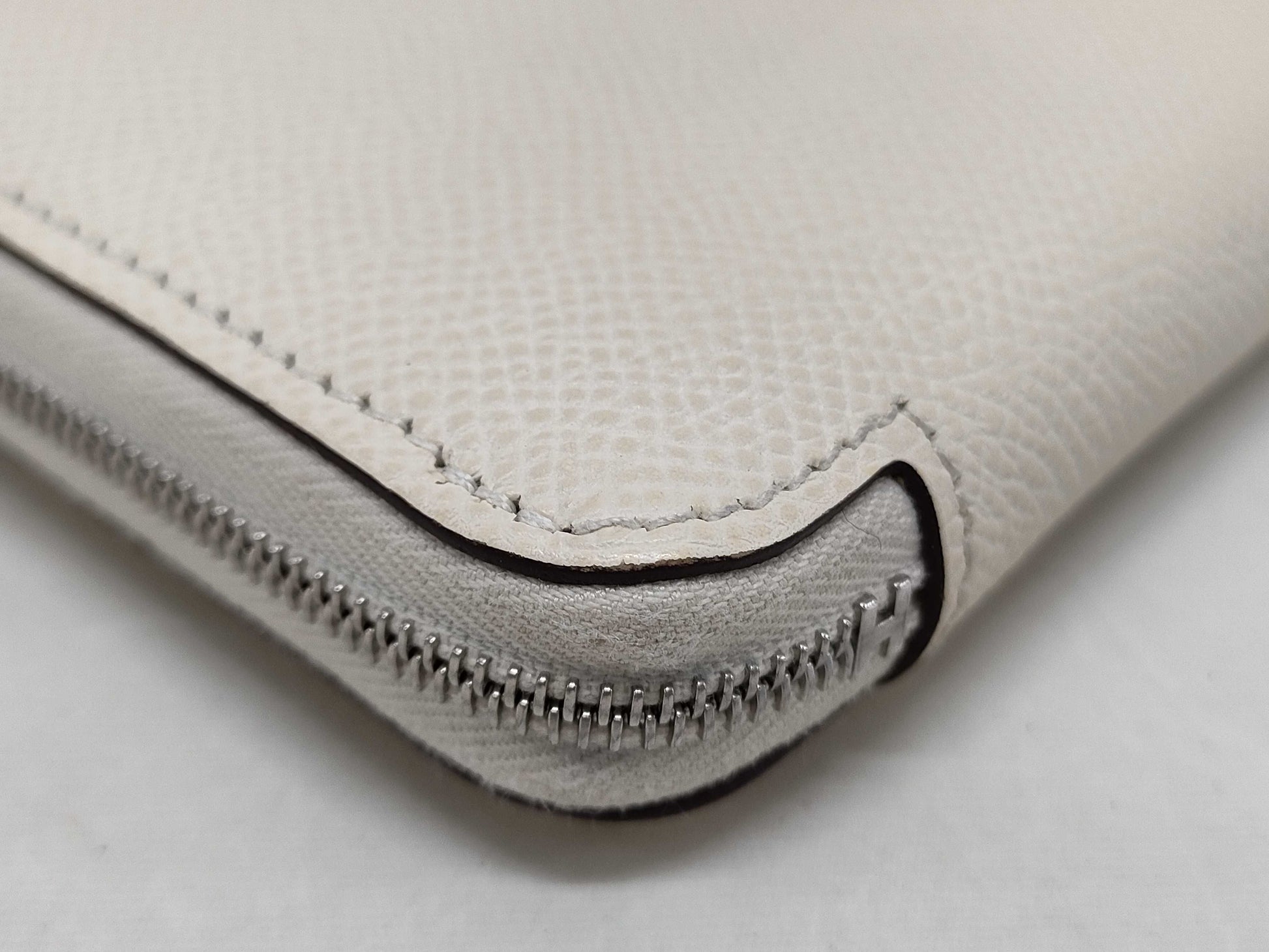 HERMES U Azap Compact Silkin Wallet