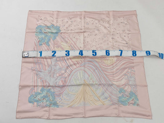 HERMES Carre A CONTRE-COURANT Scarf with tag