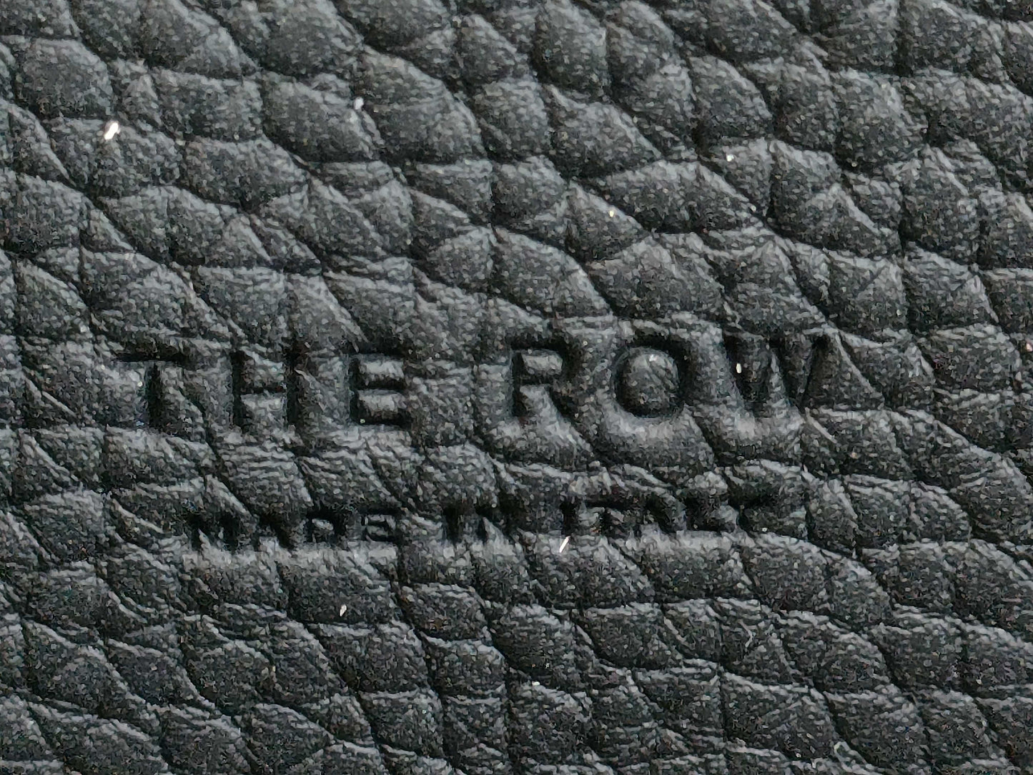 The Row Soft Margaux 10 Black Handbag