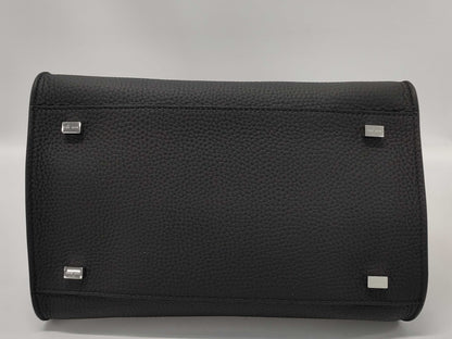 The Row Soft Margaux 10 Black Handbag