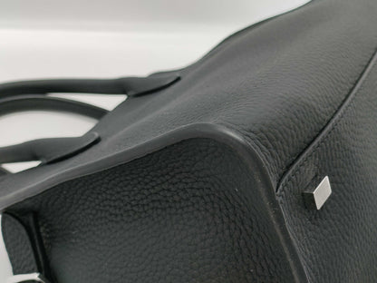 The Row Soft Margaux 10 Black Handbag
