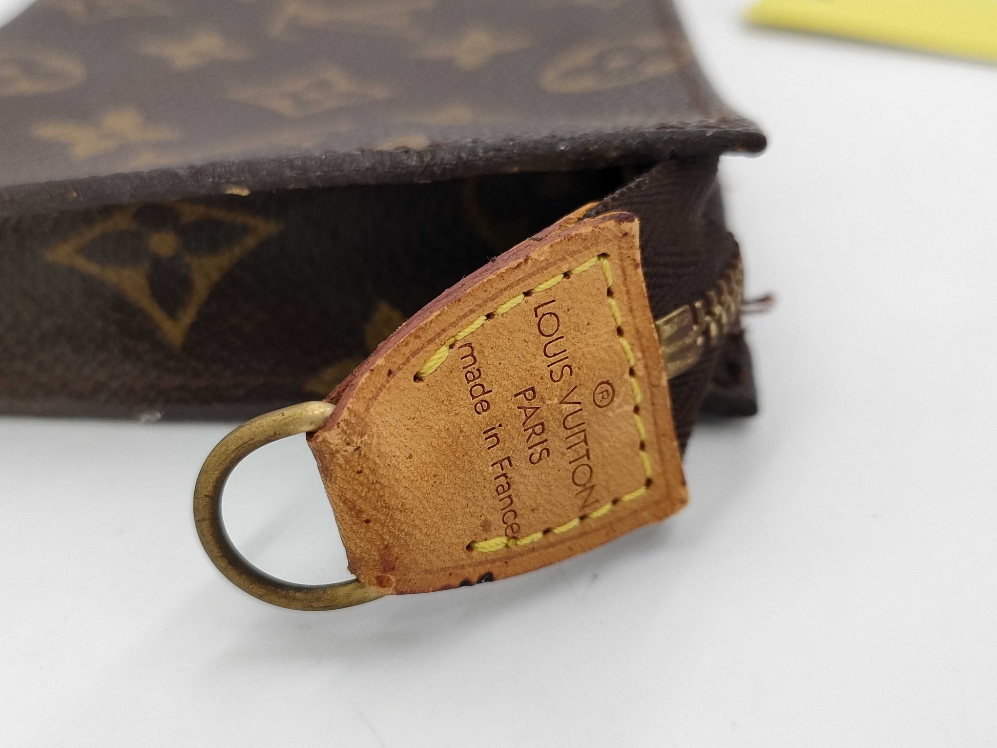 LOUIS VUITTON SP0998 Monogram LV Bucket Pouch / Moderately Damaged Pouch