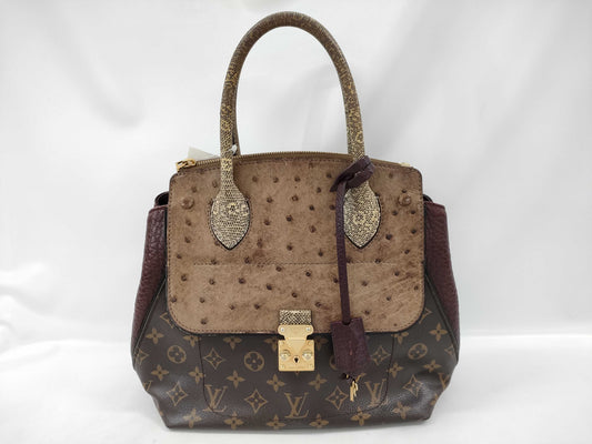 LOUIS VUITTON Monogram Exotic Tote PM Handbag