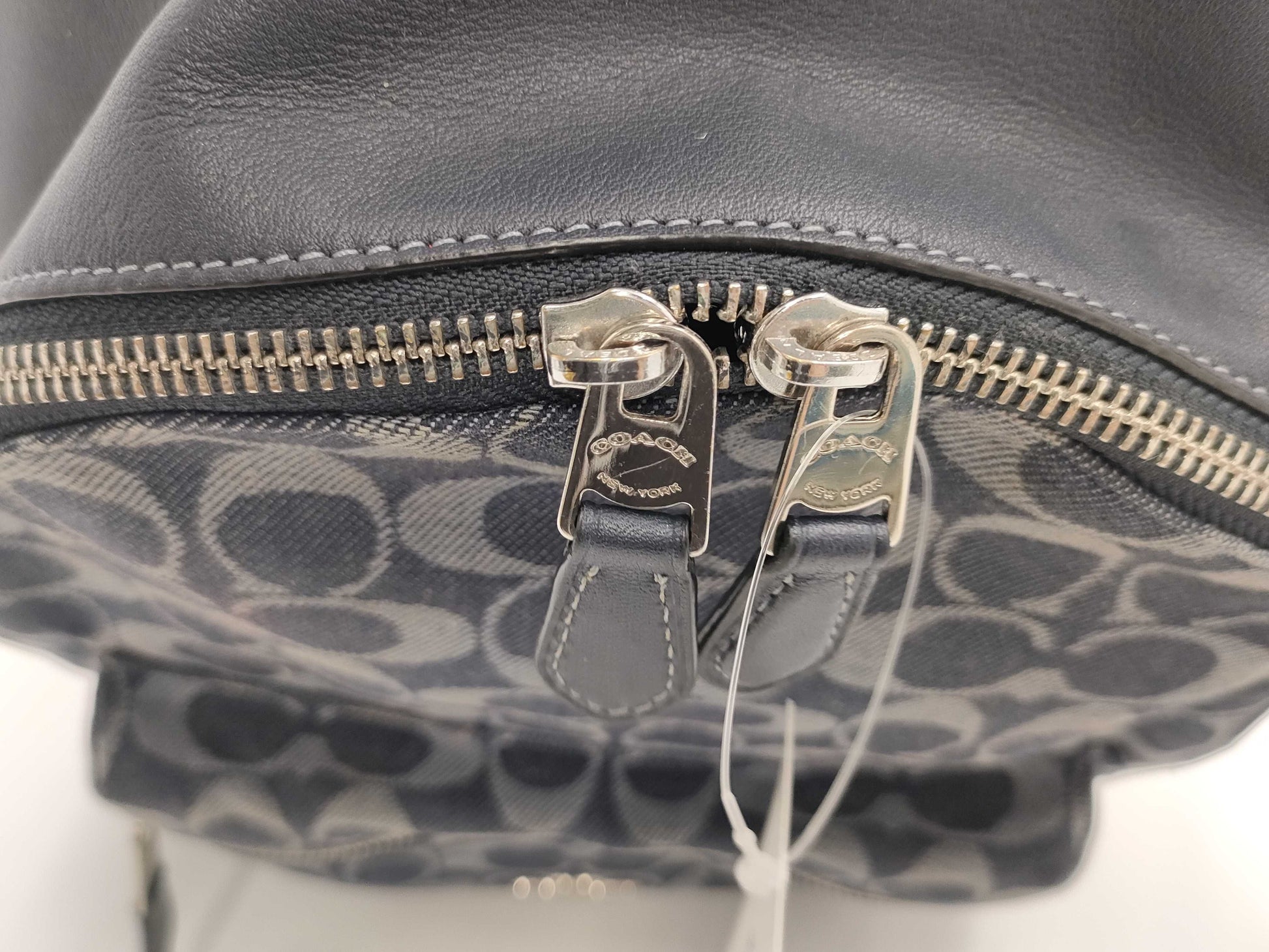 COACH denim F39896 backpack