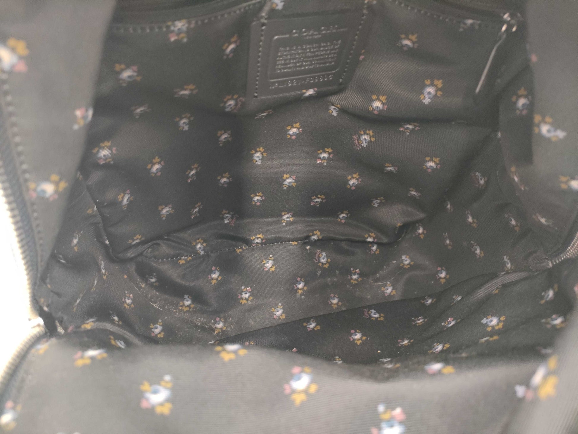 COACH denim F39896 backpack