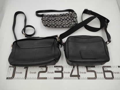 COACH Signature Pouch and Furla 3-Piece Shoulder Bag