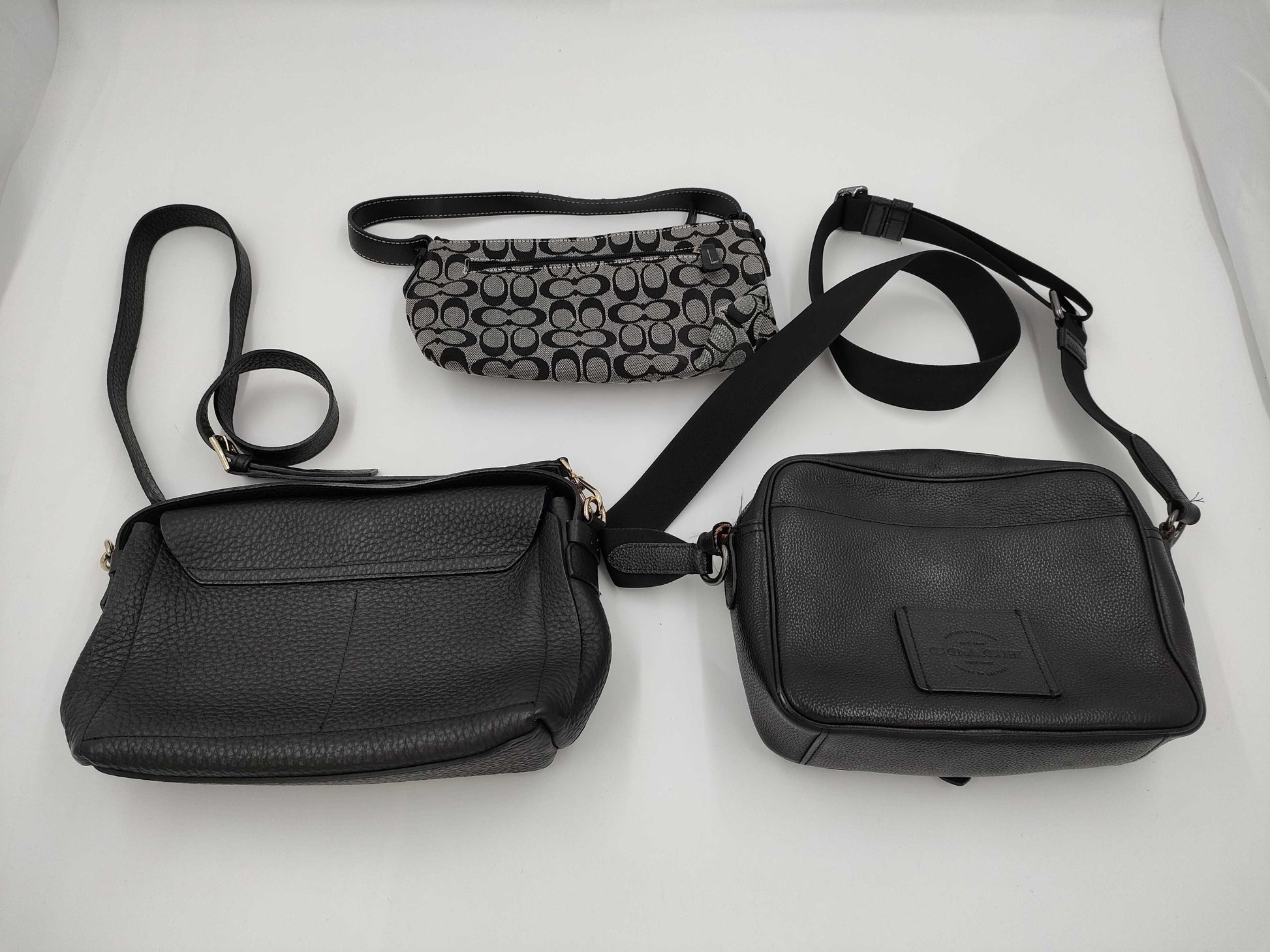 COACH Signature Pouch and Furla 3-Piece Shoulder Bag