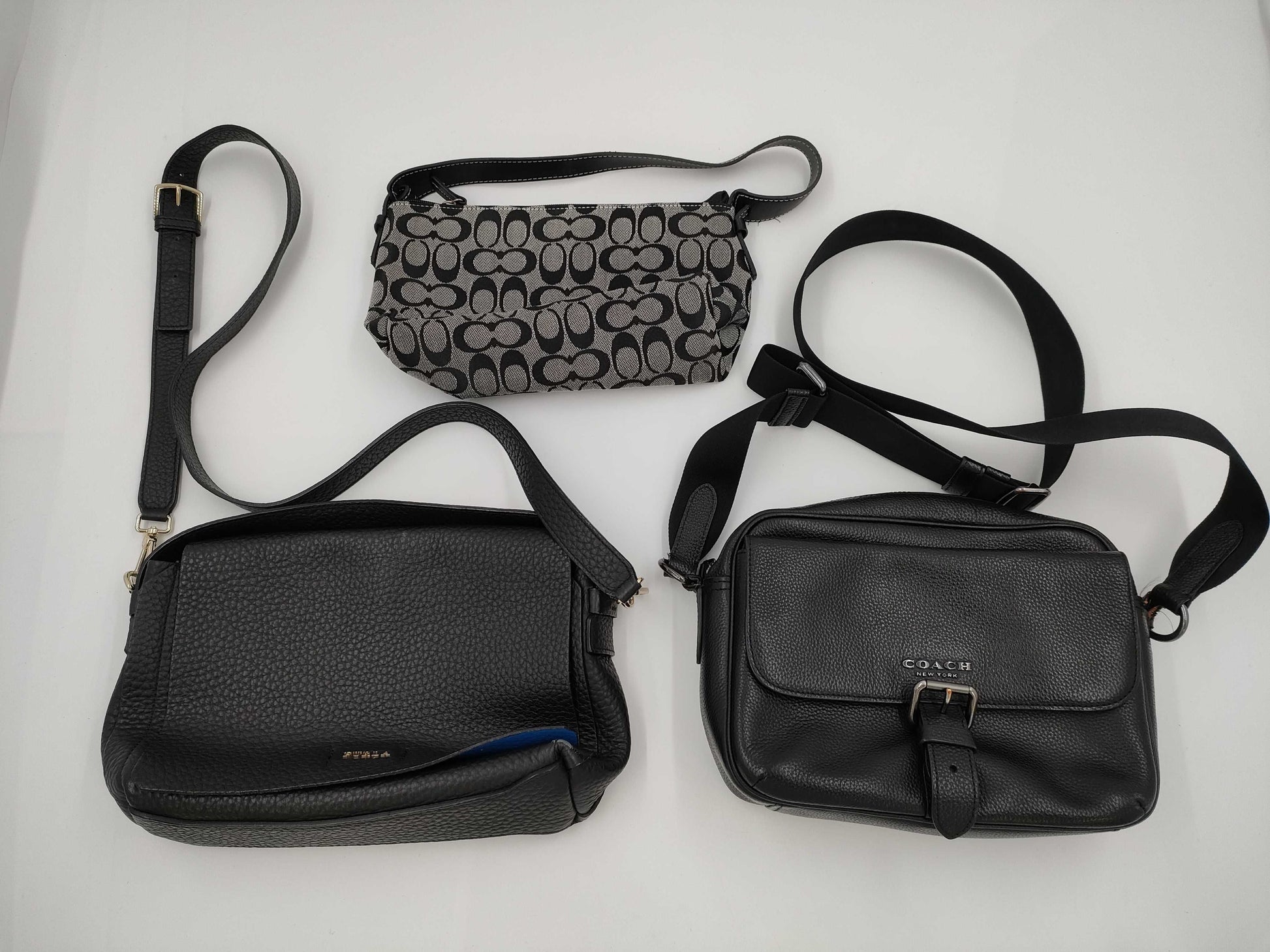 COACH Signature Pouch and Furla 3-Piece Shoulder Bag
