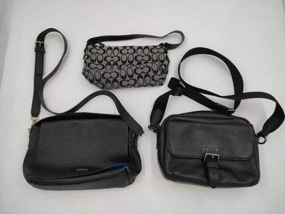 COACH Signature Pouch and Furla 3-Piece Shoulder Bag