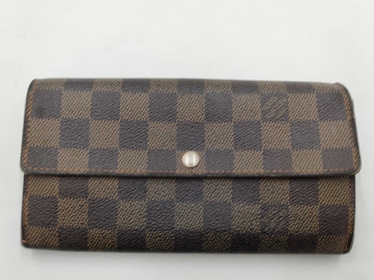 LOUIS VUITTON Damier Portefeuille Sarah Wallet