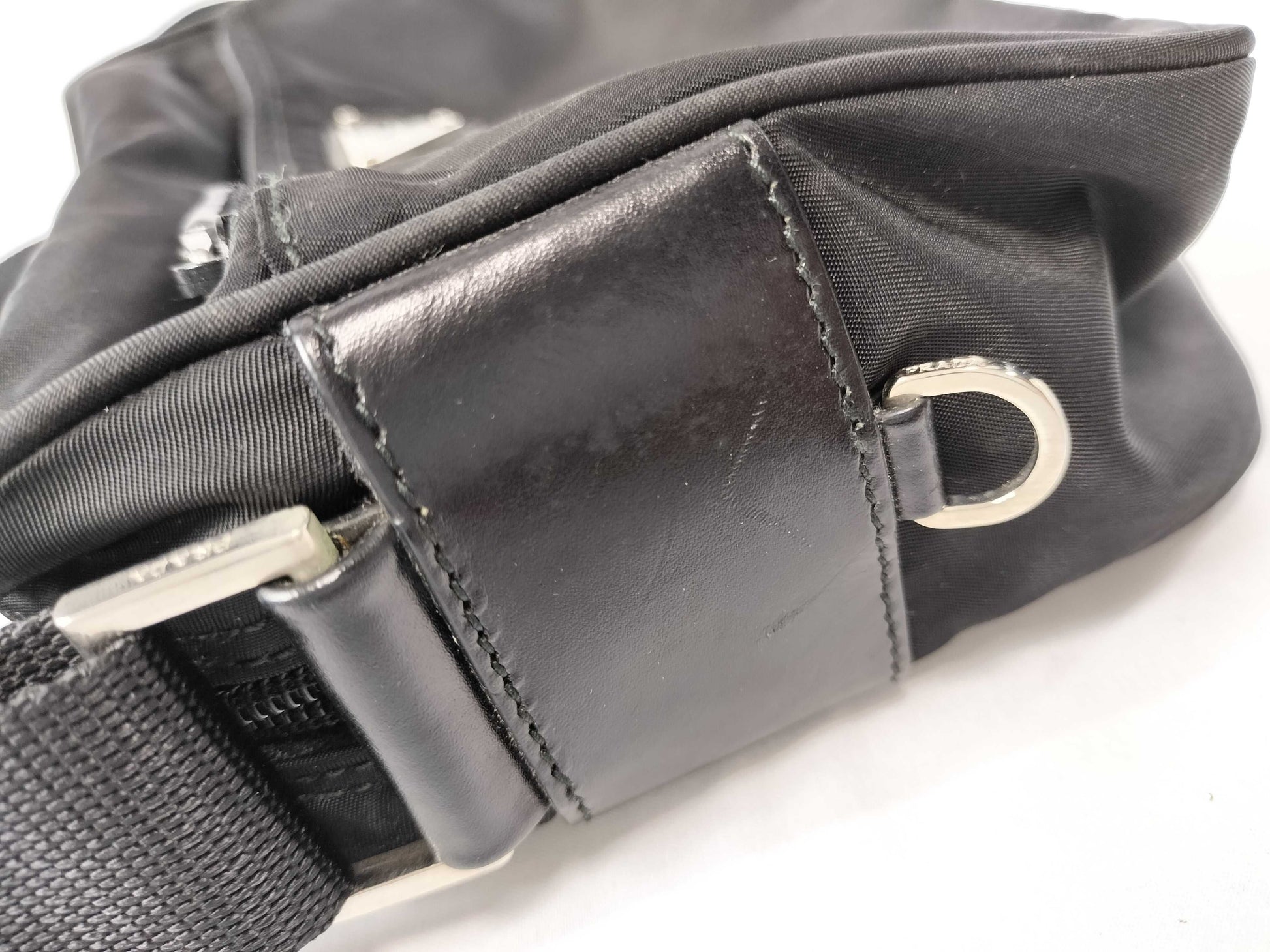 PRADA Nylon BT0167/Black Shoulder Bag