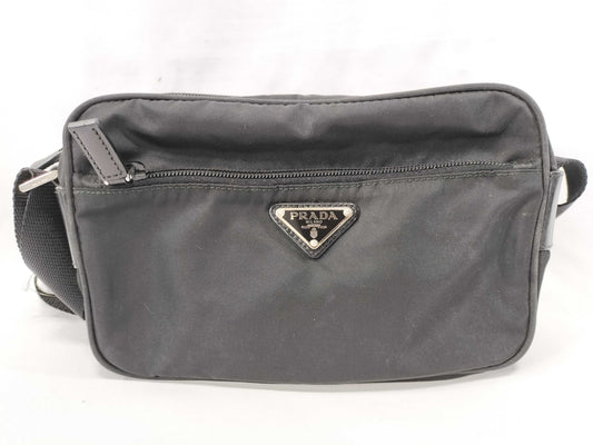 PRADA Nylon BT0167/Black Shoulder Bag