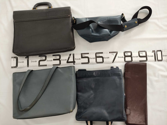 LOEWE Dunhill/Bally etc. Leather Bag 5-Piece Set Tote Bag
