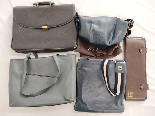 LOEWE Dunhill/Bally etc. Leather Bag 5-Piece Set Tote Bag