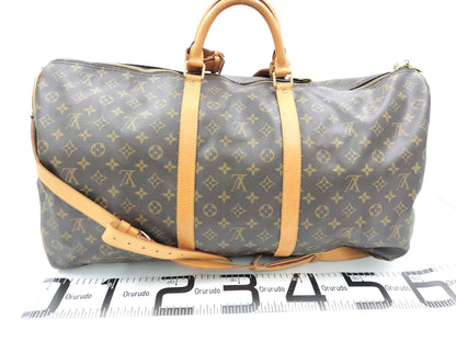 LOUIS VUITTON Monogram M41412 Keepall Bandouliere 60 Boston Bag