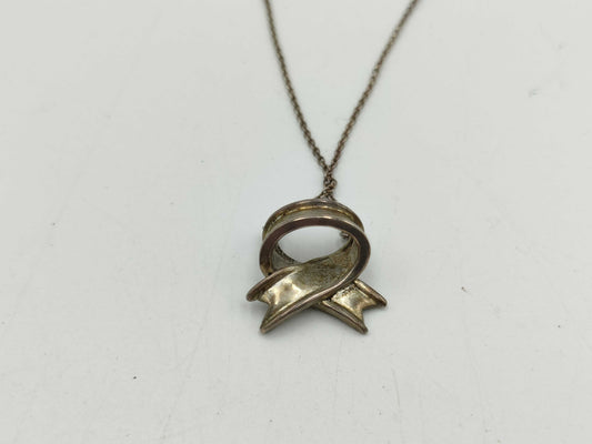 Tiffany & Co. Ribbon Necklace 925 Necklace