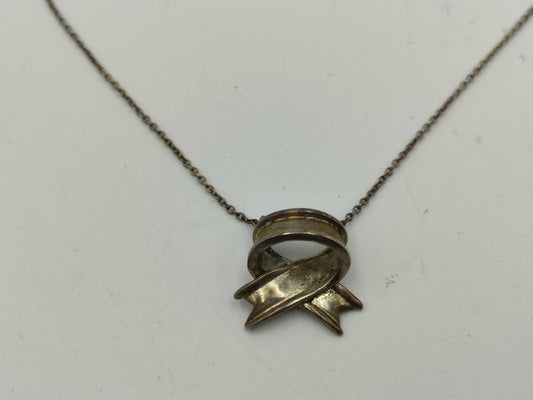 Tiffany & Co. Ribbon Necklace 925 Necklace
