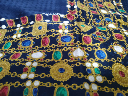 CHANEL Multi-Stone Scarf