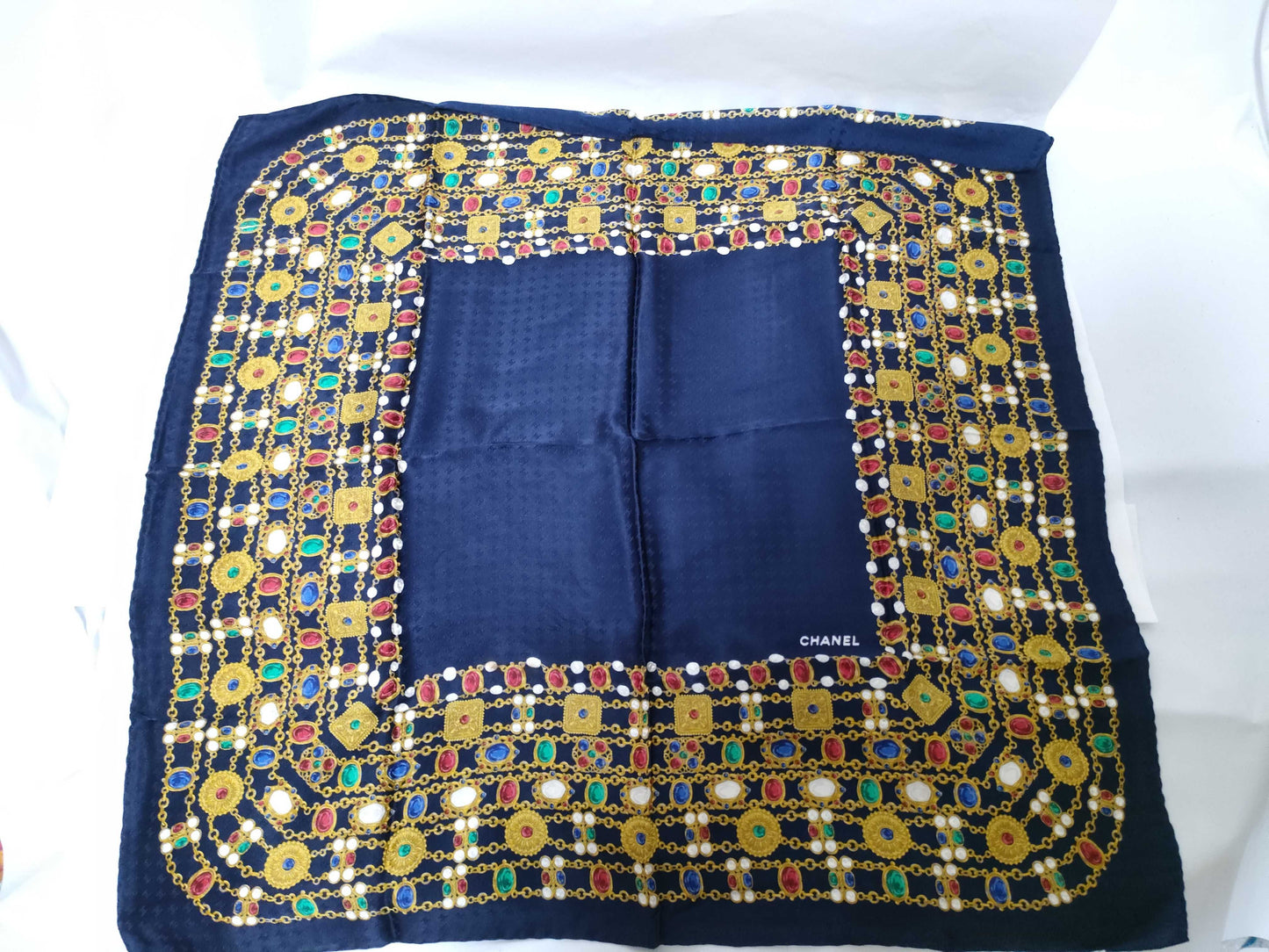 CHANEL Multi-Stone Scarf