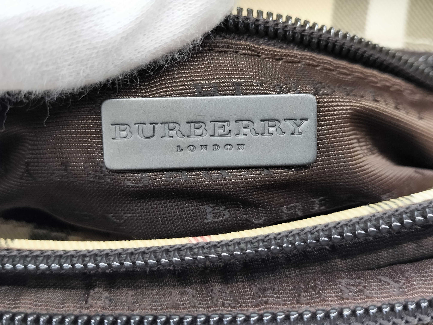BURBERRY Handbag Nova Check Shoulder Bag