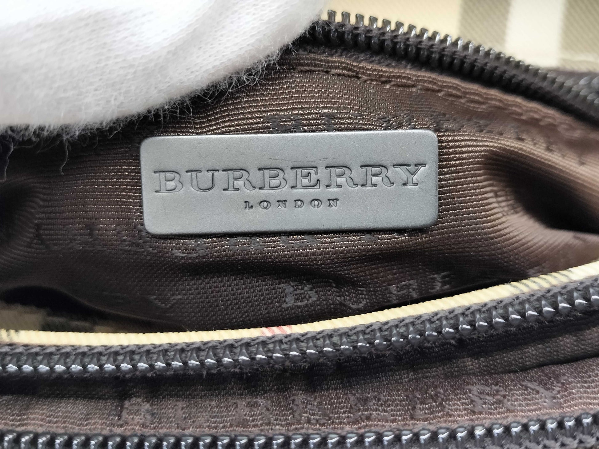 BURBERRY Handbag Nova Check Shoulder Bag