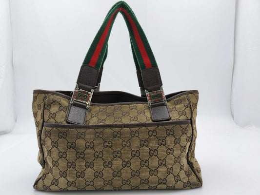 GUCCI GG Canvas 145810 Tote Bag