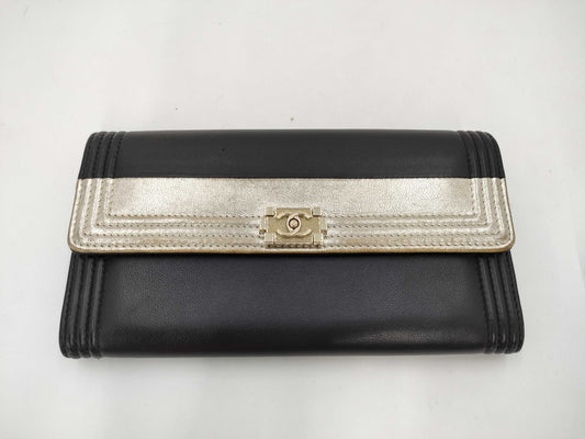 CHANEL Boy Chanel Flap Long Wallet