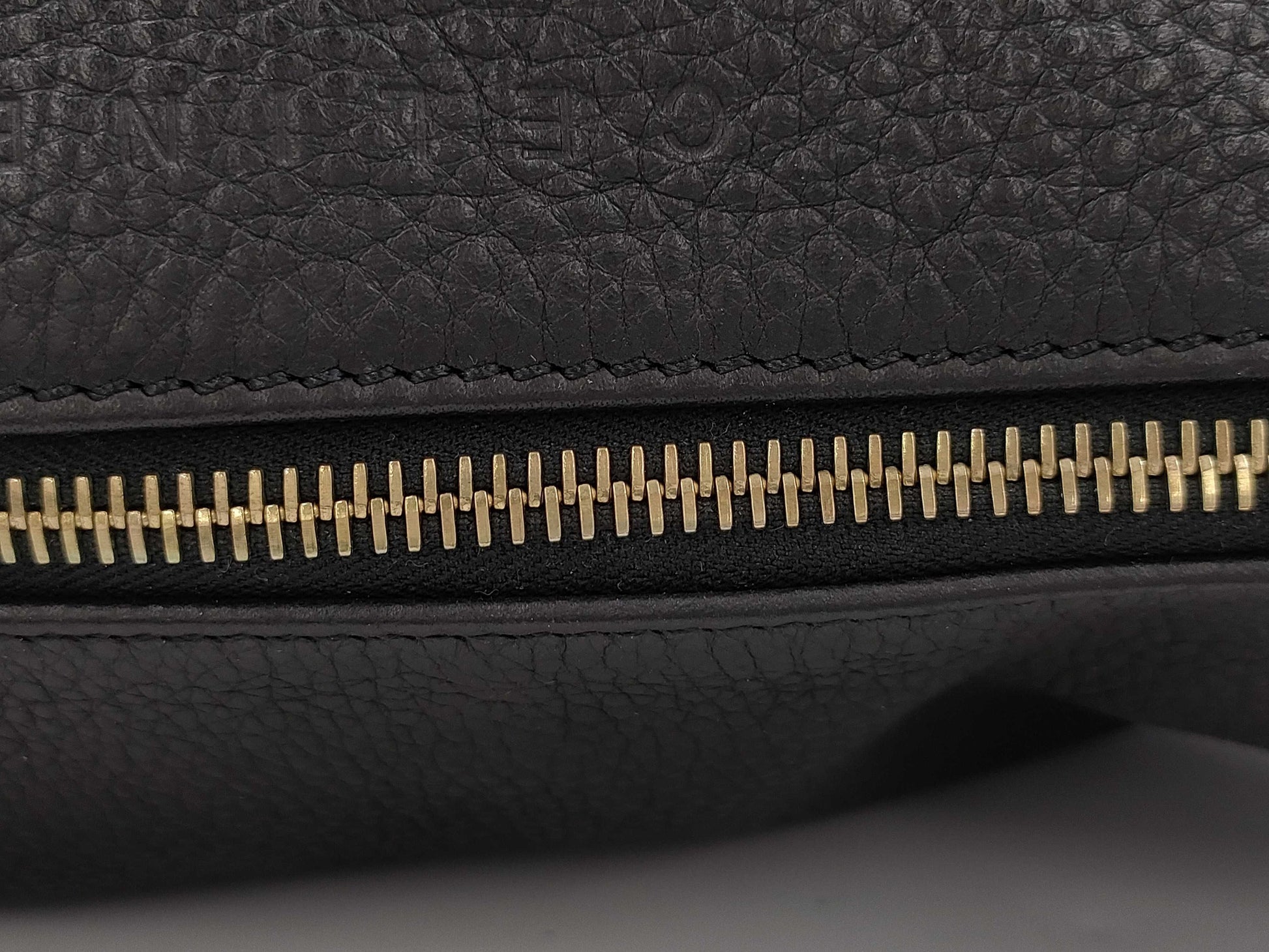 CELINE Leather Black MC99/2 Handbag