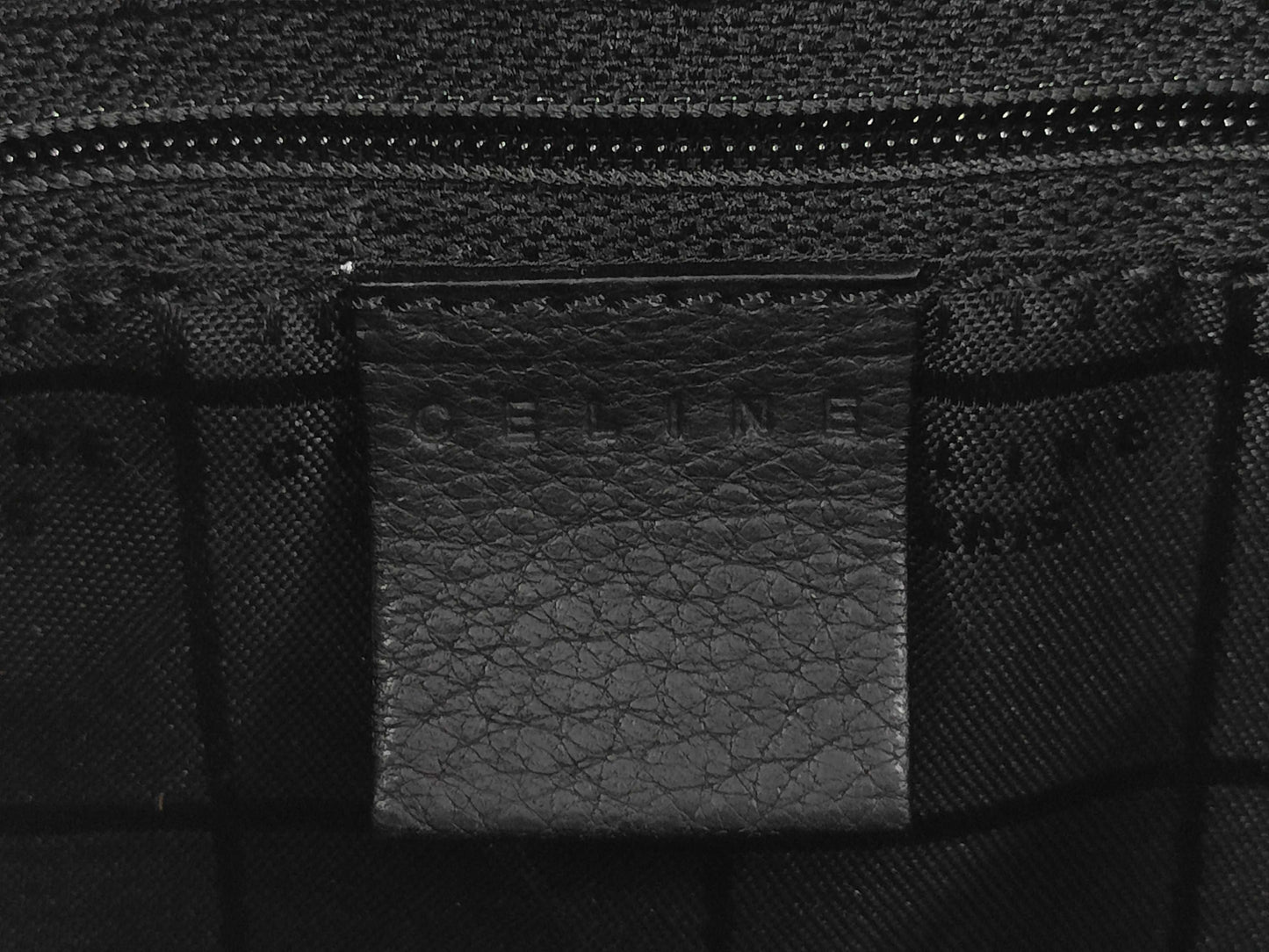 CELINE Leather Black MC99/2 Handbag