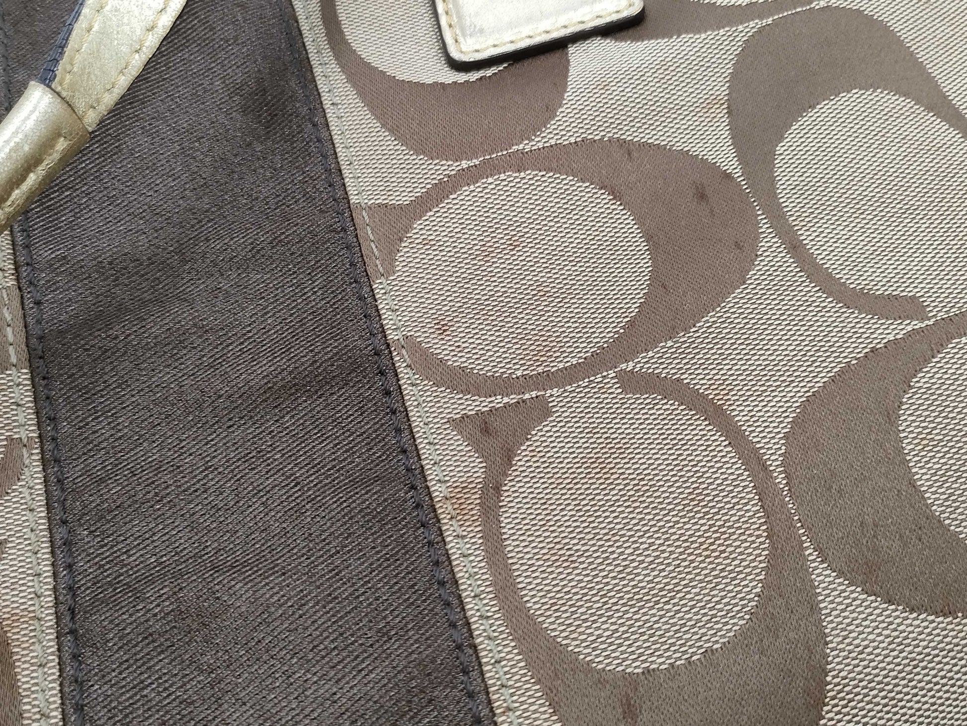 COACH Signature Shoulder Tote Bag 