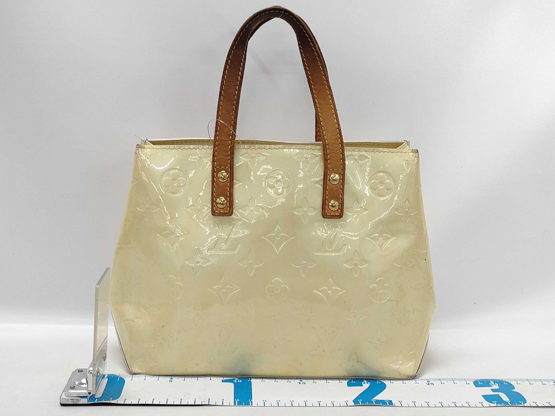 LOUIS VUITTON Vernis Reed PM Handbag