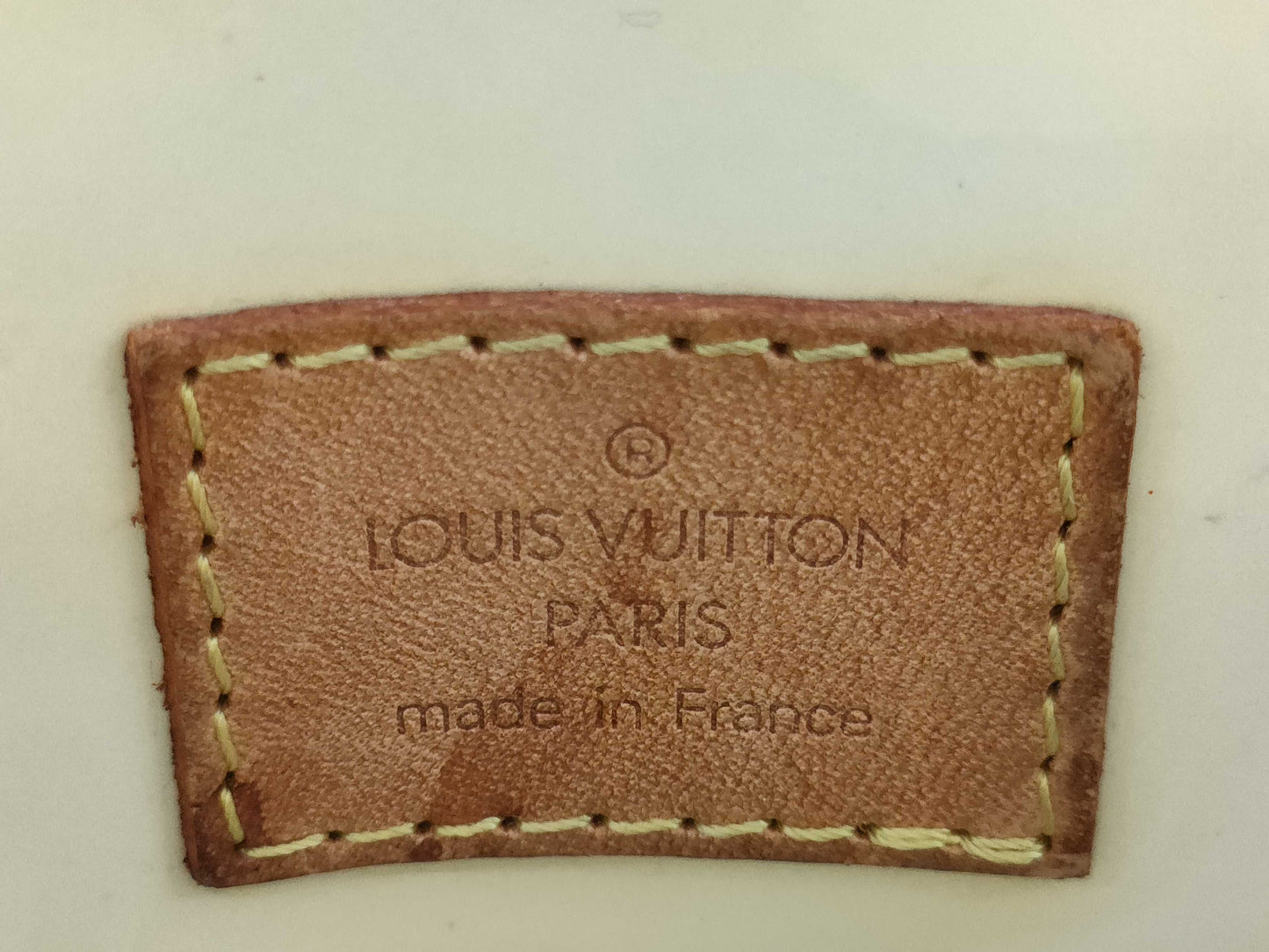 LOUIS VUITTON Vernis Reed PM Handbag